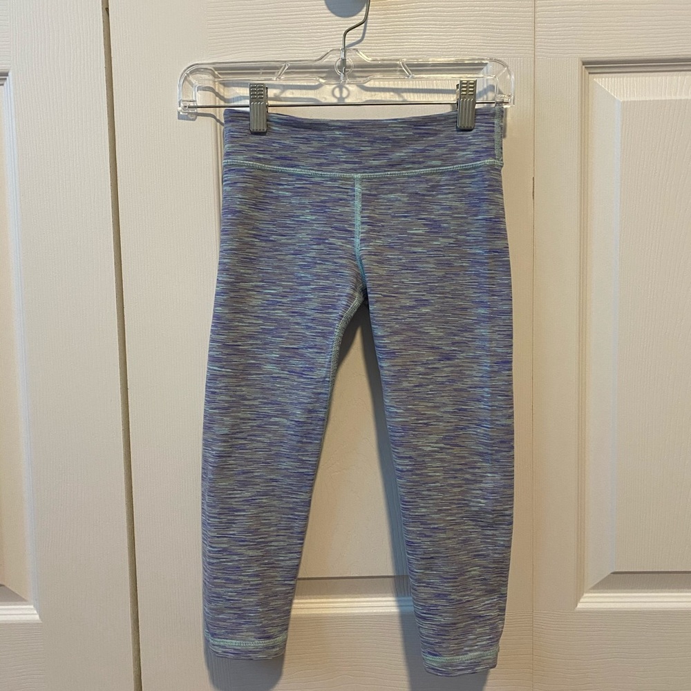 Ivviva leggings, Colors:gray, purple, and blue